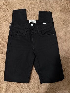 Frame Denim Black Skinny Jeans